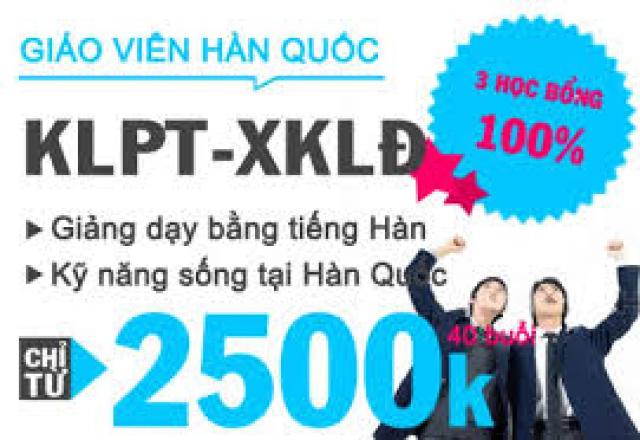 Lịch khai giảng tháng 7/2016 - Lớp dạy tiếng Hàn KLPT - XKLĐ