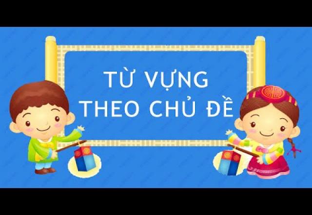 Trọn bộ từ vựng tiếng Hàn theo chủ đề khách sạn